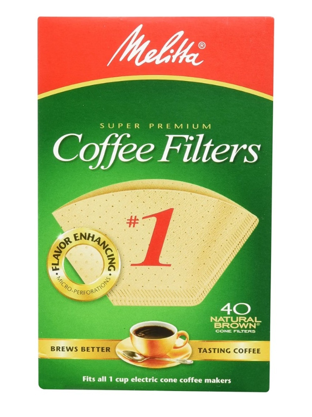 5pk Melitta #1 Coffee Filters